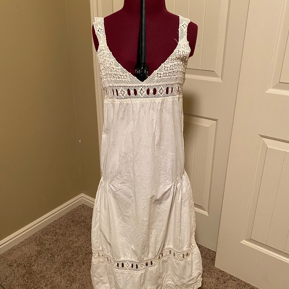 Vintage childs slip. Cream in color.